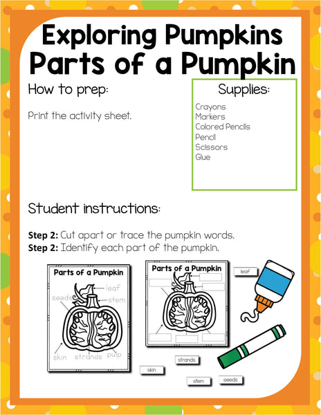Preschool Pumpkin Theme Pack