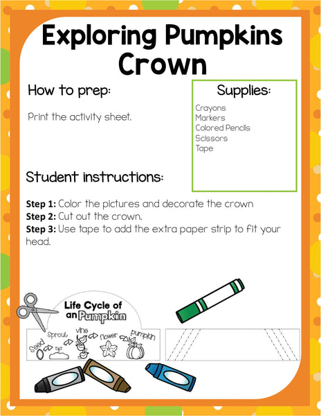 Preschool Pumpkin Theme Pack