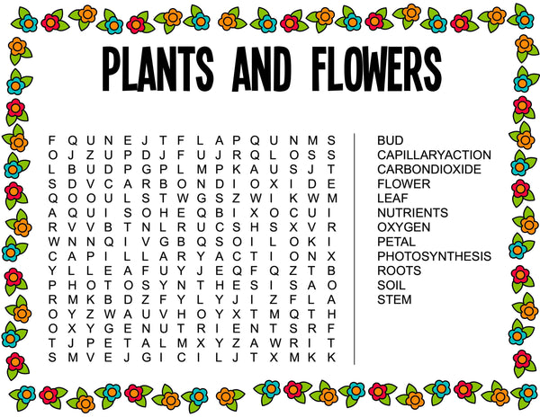 Plants, Leaves, and Seeds Project Pack