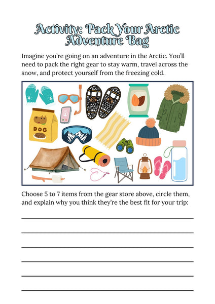 Winter Arctic Lesson Guide and Projects