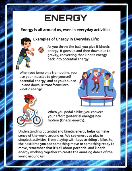 Potential and Kinetic Energy Project Pack