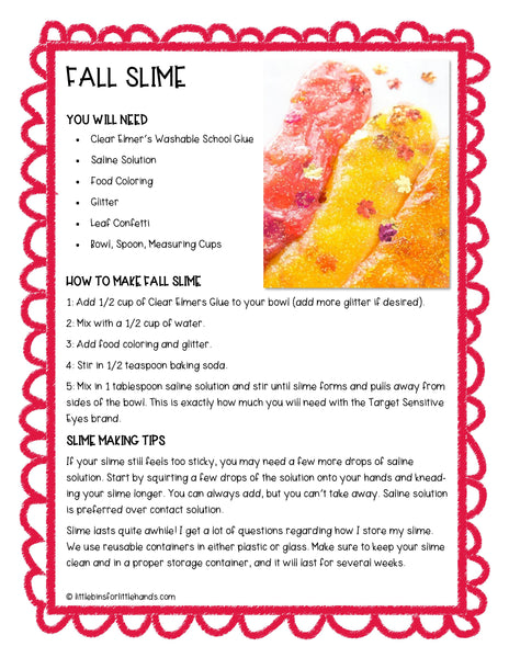 Fall Slime Pack