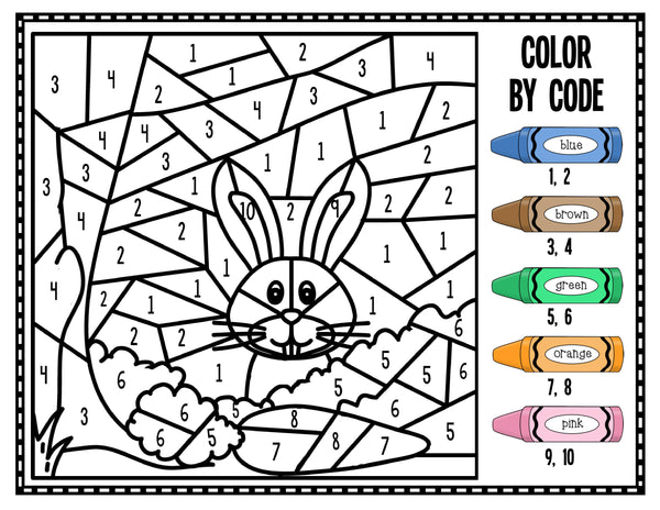 Spring Color By Code Math!