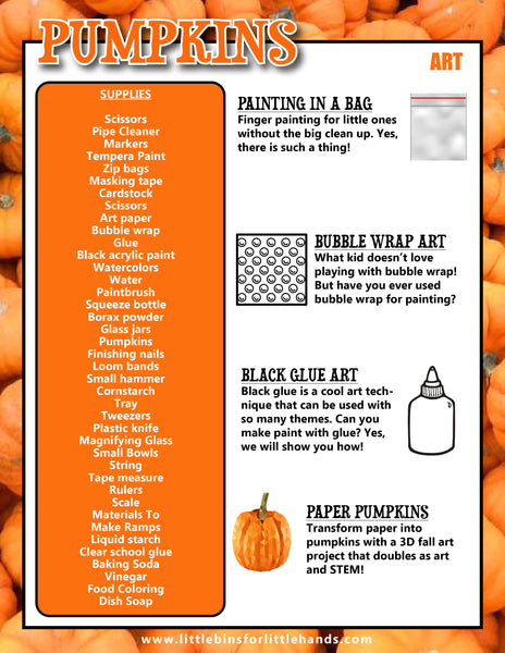 Fall Pumpkin STEM Pack