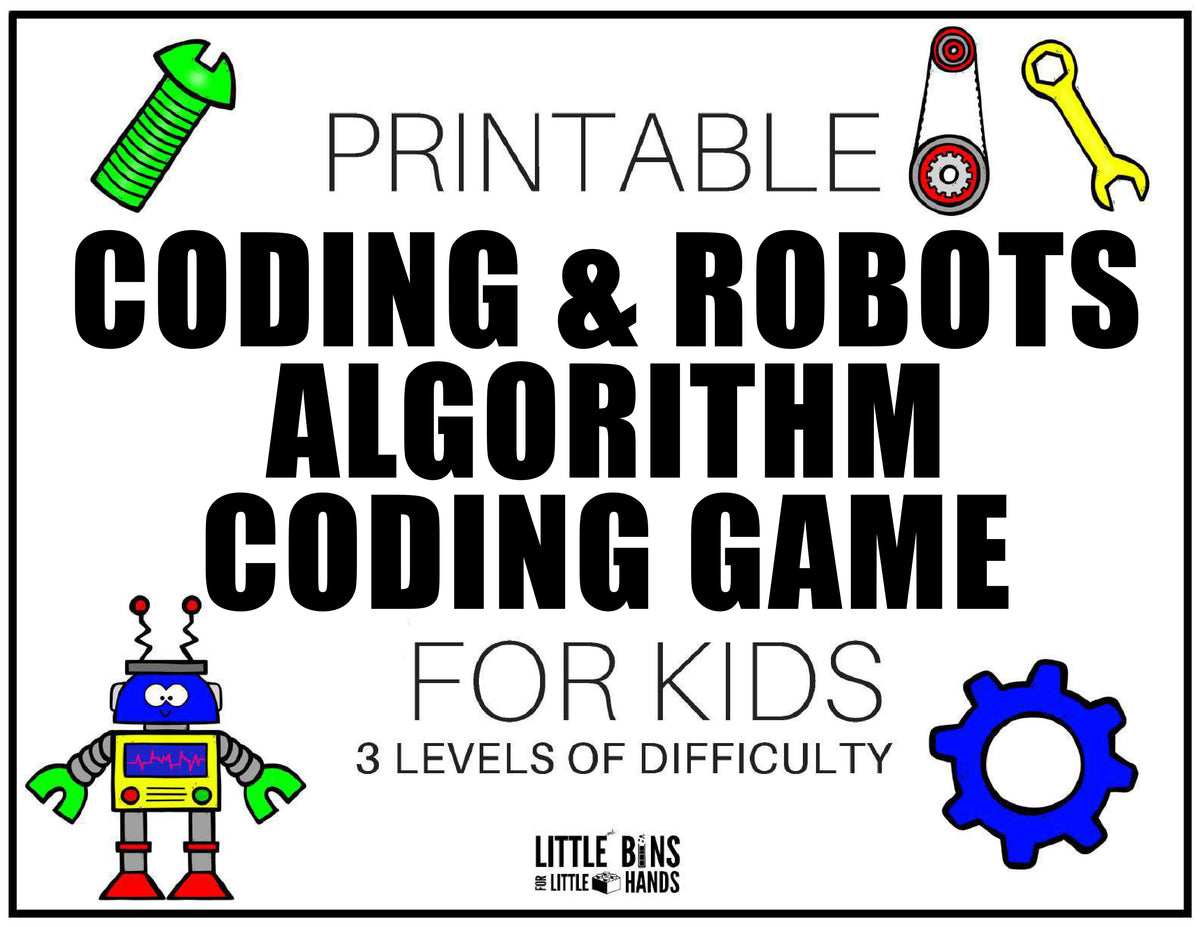 Algorithm Game For Kids (Free Printable)