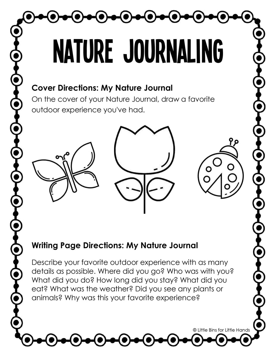 Nature Activities Pack Little Bins for Little Hands