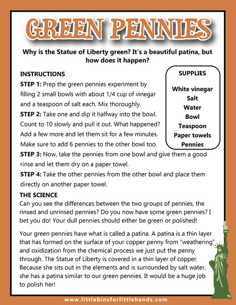 Penny STEM Activities Pack for Kids