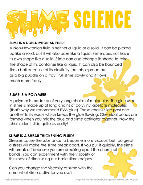 Science Camp Week: Slimey Fun!