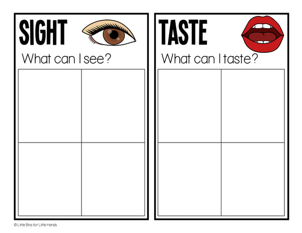 5 Senses Digital Activities Pack