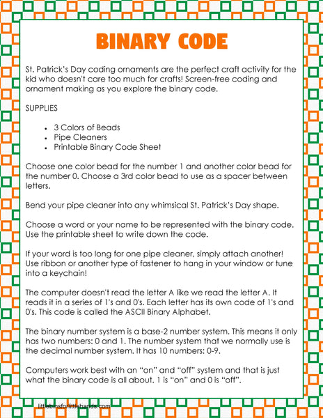 St. Patrick's Day STEM Pack