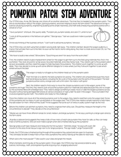 Fall Pumpkin STEM Pack