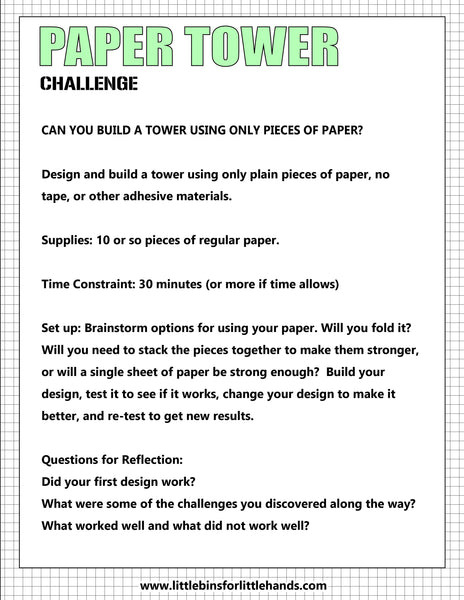 Paper Project Pack