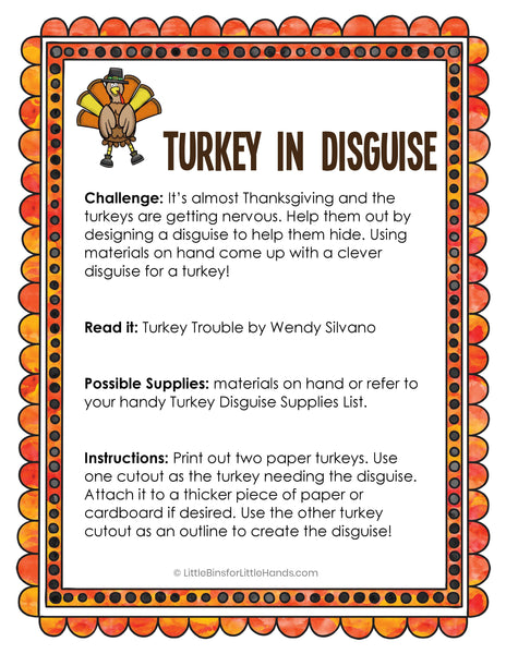 Fall Thanksgiving STEM Activity Pack