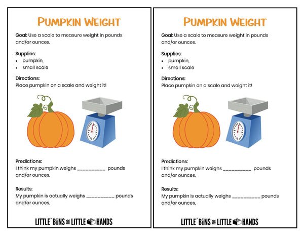 Fall Pumpkin STEM Pack