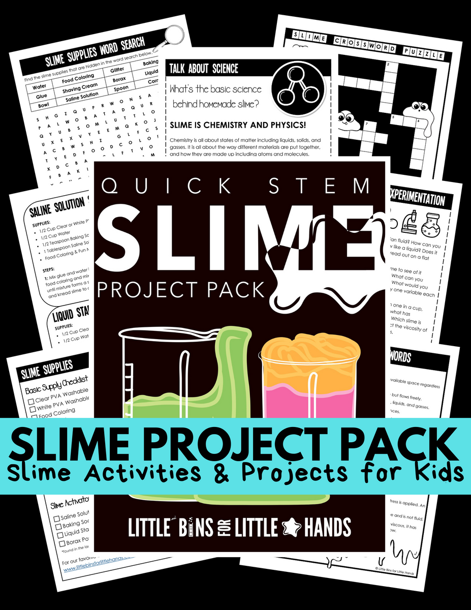 What Is Slime? A Liquid or Solid? - Little Bins for Little Hands