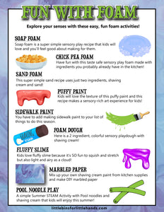 Foam Sensory Activities