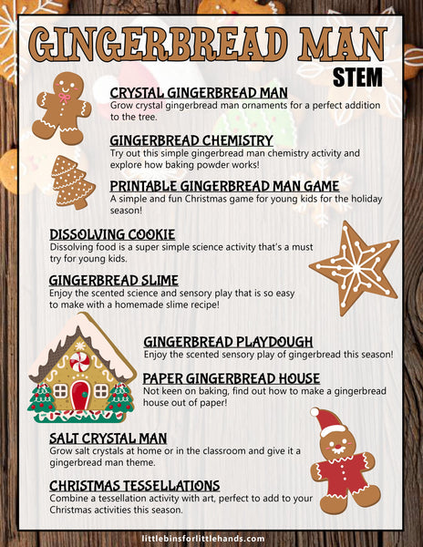 Christmas Gingerbread Project Pack