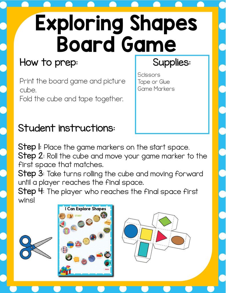 Preschool Shapes Theme Pack – Little Bins for Little Hands