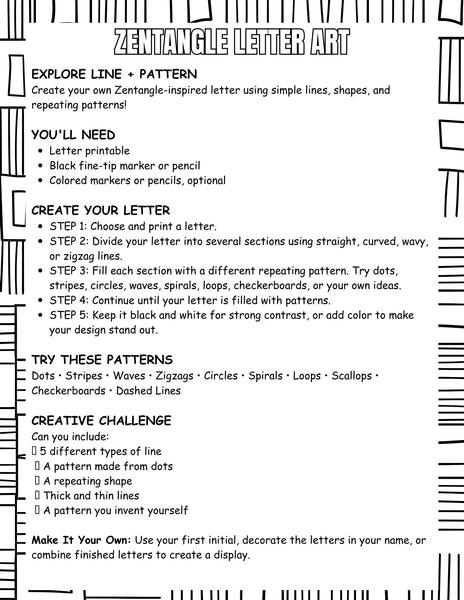 First Week of Art Activities: Back to School Art Pack for Elementary Art Printable