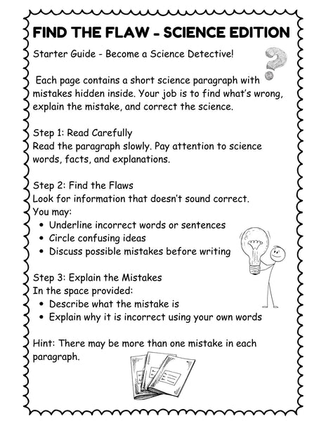 Science Detectives: Find the Flaw Investigations for Grades 3–5