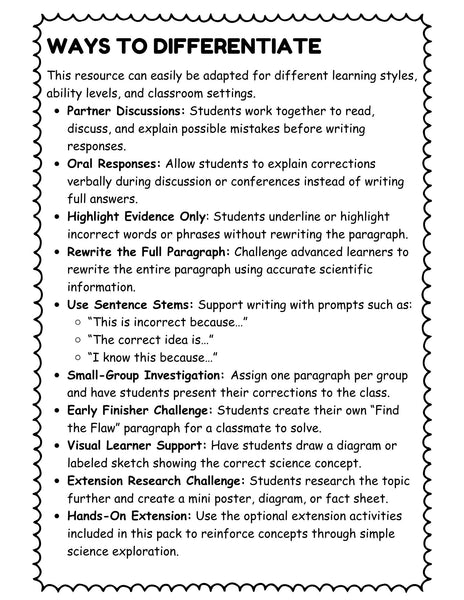 Science Detectives: Find the Flaw Investigations for Grades 3–5