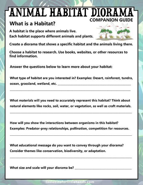 Ecology Activity Pack