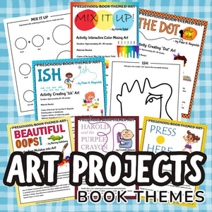 Art - Book Theme Printable Art Activities