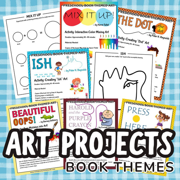 Art - Book Theme Printable Art Activities