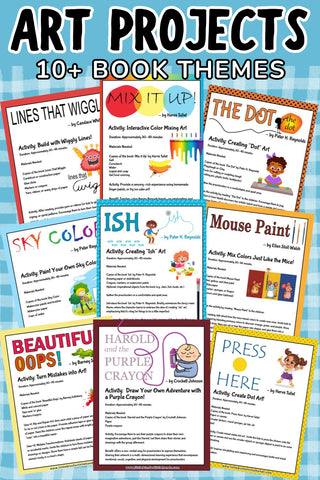 Art - Book Theme Printable Art Activities