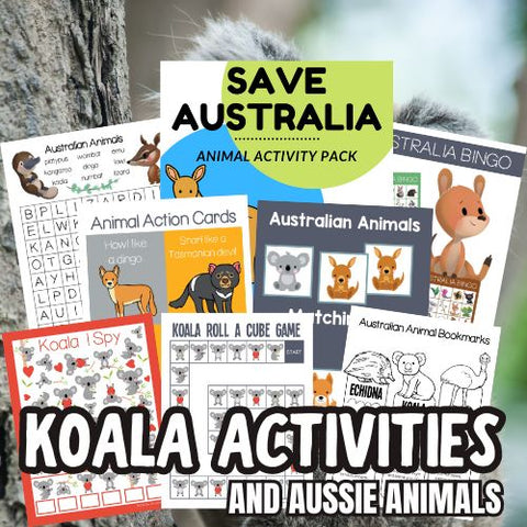 Australian Animal Activity Pack (100% Donation)