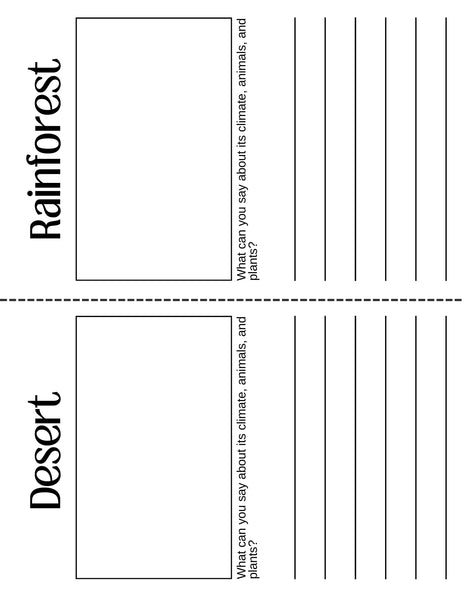Biomes Unit Study Pack