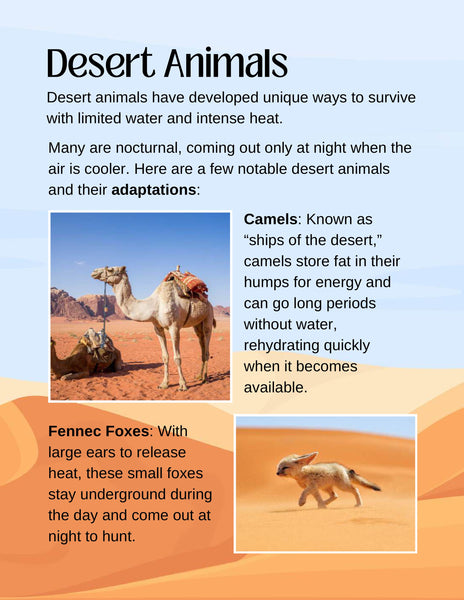 Biomes Unit Study Pack