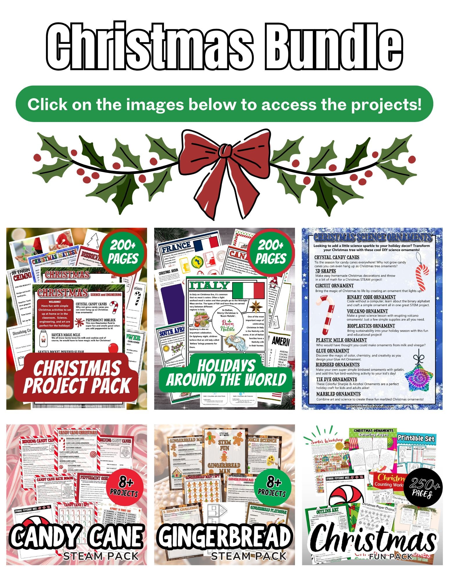 Christmas Activities for Kids Bundle