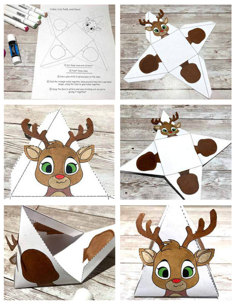 Christmas Paper Crafts Printable Pack