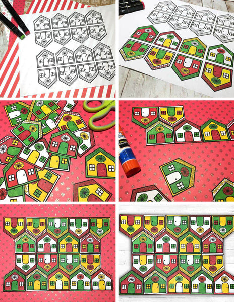 Christmas Paper Crafts Printable Pack