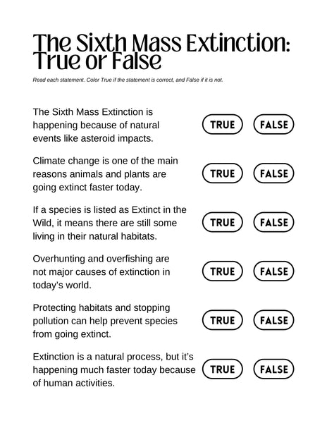 Endangered Species Lesson Guide