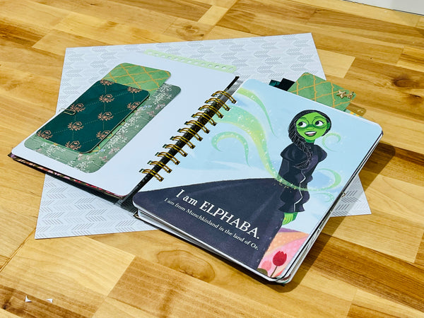 Little Golden Book Journal Wicked "I Am Elphaba"