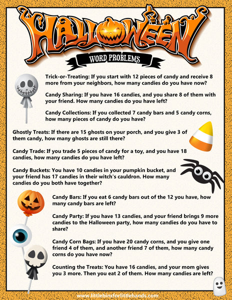 Halloween Minute to Win It Games Printable Pack | 22 Party Games for Kids
