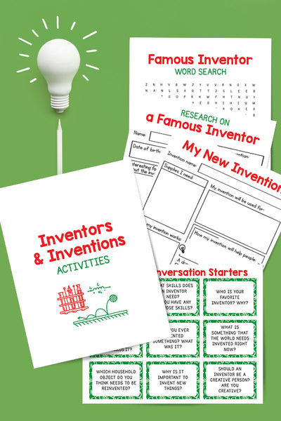 My Book of Scientists & Inventors Printable