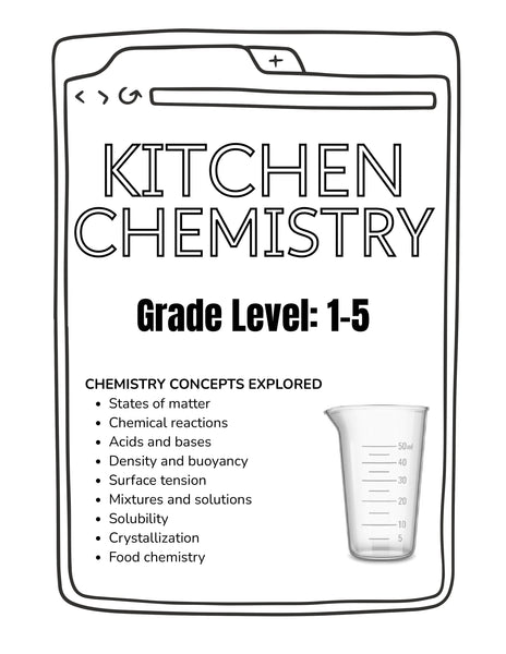 Kitchen Chemistry STEM Labs for Kids