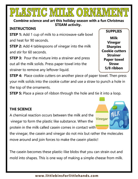 Kitchen Chemistry STEM Labs for Kids
