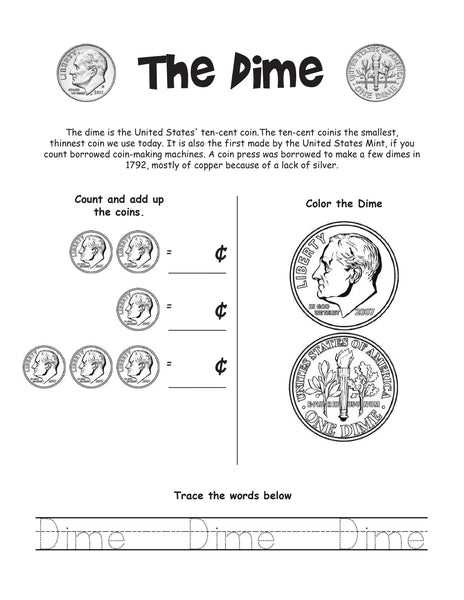 Math Counting Coins Activities Pack