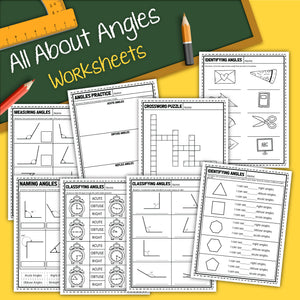 Math Angles Worksheets