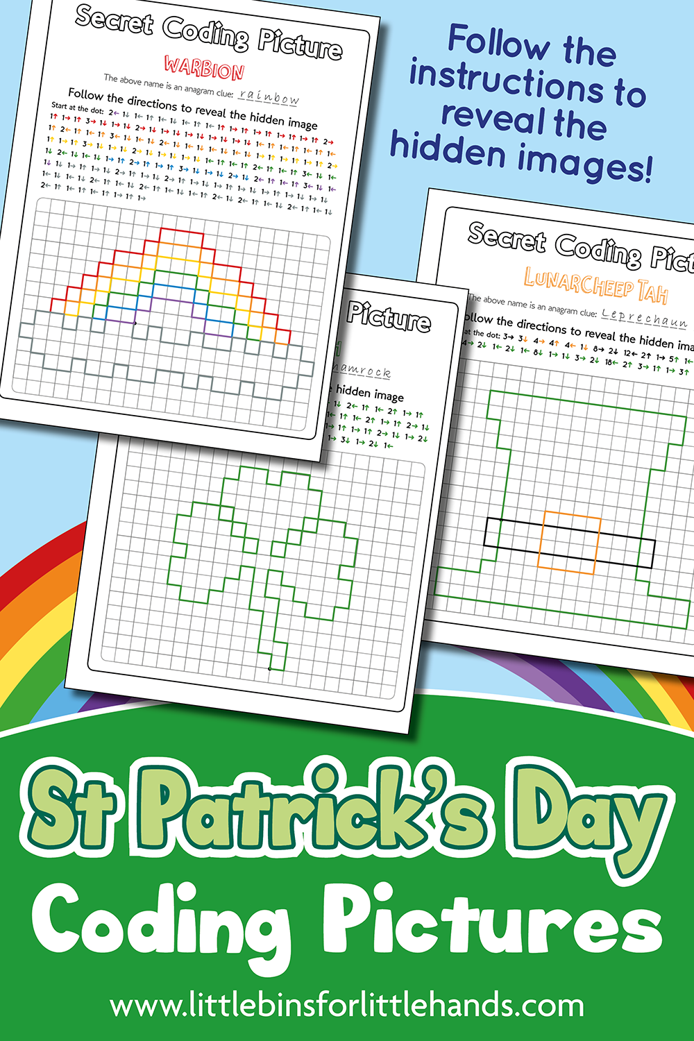 Coding Secret Picture Project Pack – Little Bins for Little Hands