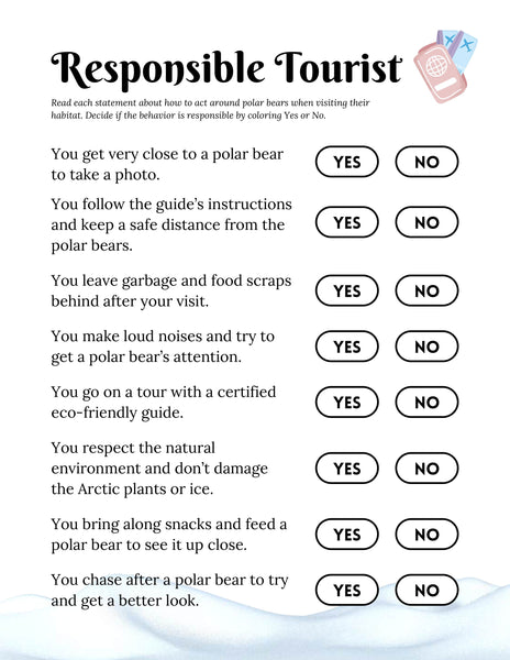 Polar Bear Activities Arctic Science Unit Study for Kids