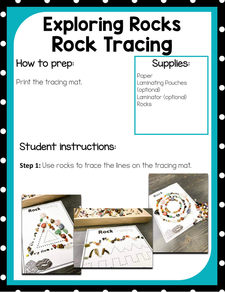 Preschool Rock Activities Pack – Little Bins for Little Hands