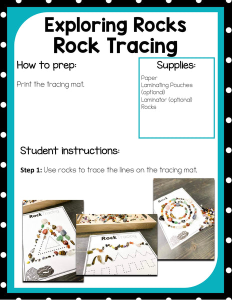 Preschool Rock Activities Pack