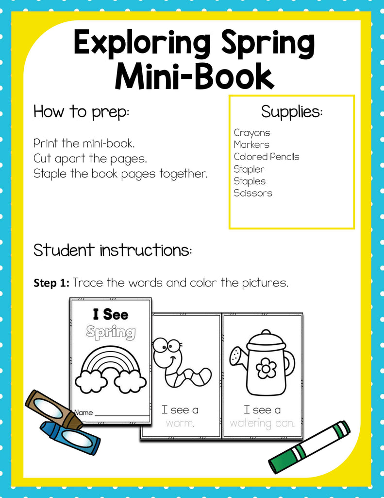 Preschool Spring Theme Pack – Little Bins for Little Hands