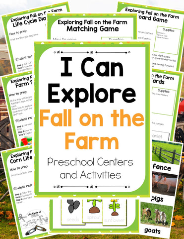 Preschool Farm Theme Pack