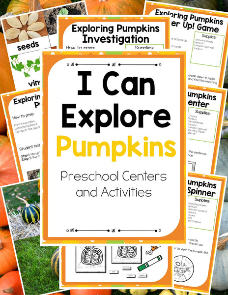 Preschool Pumpkin Theme Pack